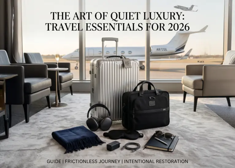 The Ultimate Luxury Travel Essentials Guide 2026 | Quiet Luxury for Intentional Restoration