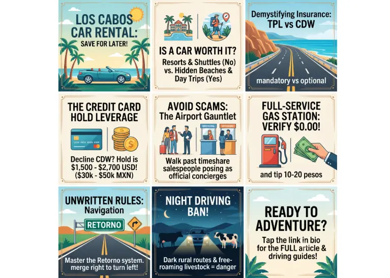 Is Renting a Car in Los Cabos Worth It? 7 Hidden Fee Tips